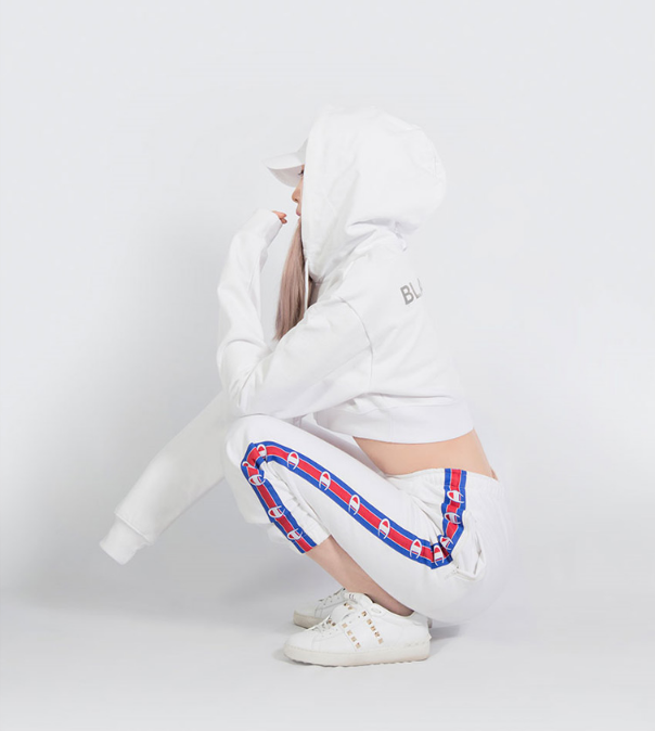 ブラックブロンド(BLACKBLOND) BBD Script Logo Cap (White)