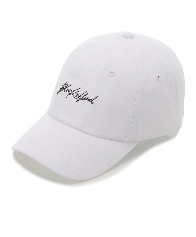 ブラックブロンド(BLACKBLOND) BBD Script Logo Cap (White)