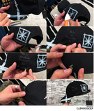 ブラックブロンド(BLACKBLOND) BBD Script Logo Cap Feather Graffiti Ver. (Black)