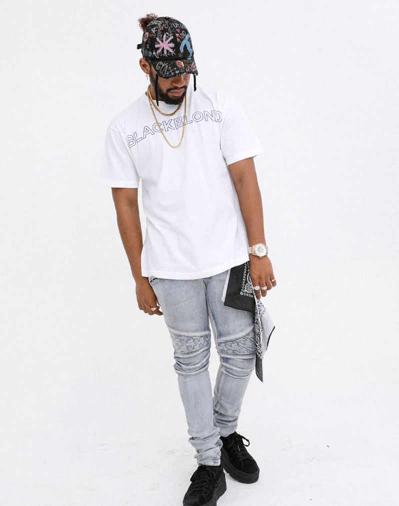 ブラックブロンド(BLACKBLOND) BBD Tweed Cap Graffiti Ver. (Black)