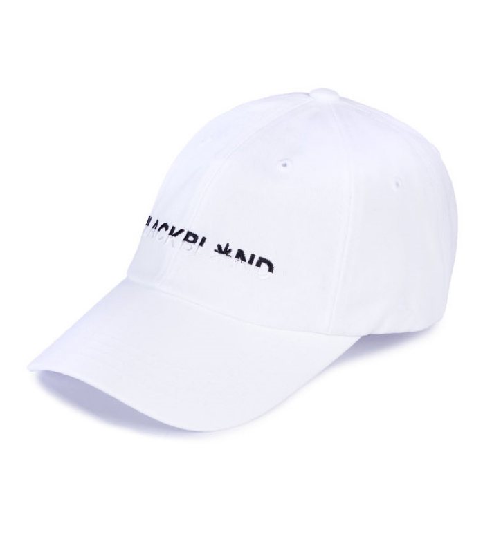 ブラックブロンド(BLACKBLOND) BBD Crazy Half Logo Cap (White)