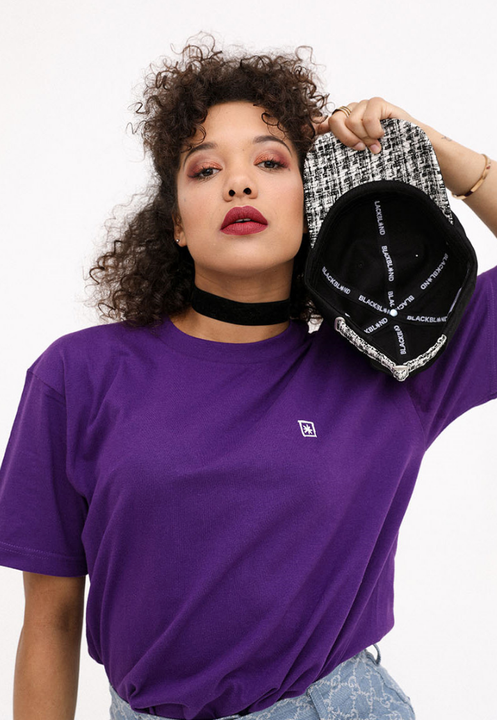 ブラックブロンド(BLACKBLOND) BBD Basic Star Logo Tee (Purple)