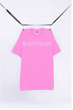 ブラックブロンド(BLACKBLOND) BBD Basic Border Logo Tee (Pink)