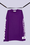 ブラックブロンド(BLACKBLOND) BBD Graffiti Number Tee (Purple)