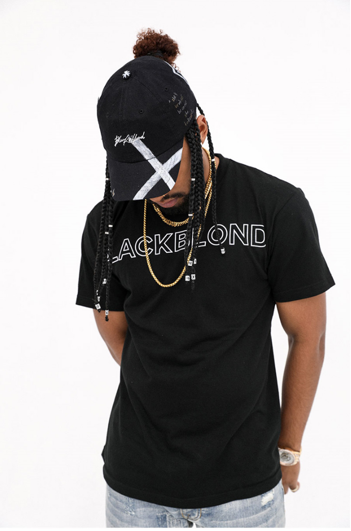 ブラックブロンド(BLACKBLOND) BBD Basic Border Logo Tee (Black)