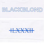 ブラックブロンド(BLACKBLOND) BBD Basic Border Logo Tee (White)