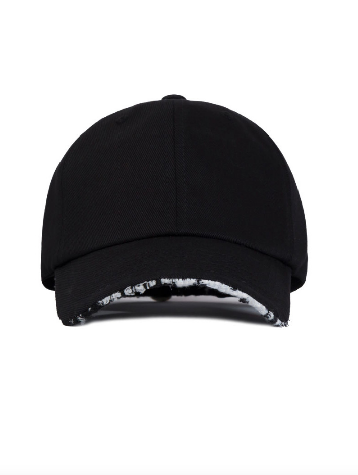 ブラックブロンド(BLACKBLOND) BBD Half Tweed Cap (Black)