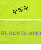 ブラックブロンド(BLACKBLOND) BBD Three Stars Reflection Logo Tee (Neon)