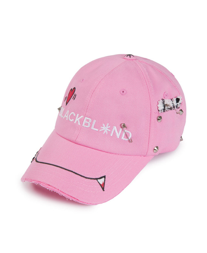 ブラックブロンド(BLACKBLOND) BBD Classic Logo Vamp Cap (Pink)