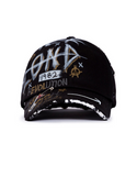 ブラックブロンド(BLACKBLOND) BBD Half Tweed Monster Graffiti Cap (Black)