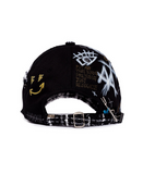 ブラックブロンド(BLACKBLOND) BBD Half Tweed Monster Graffiti Cap (Black)