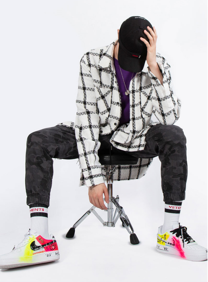 ブラックブロンド(BLACKBLOND) BBD Hermoso Camo Jogger Pants (Grey)