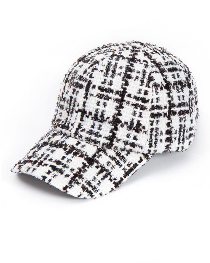ブラックブロンド(BLACKBLOND) BBD Classic Tweed Cap (White)