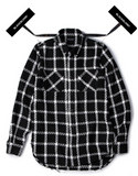 ブラックブロンド(BLACKBLOND) BBD Plaid Tweed Shirt (Black)