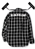 ブラックブロンド(BLACKBLOND) BBD Plaid Tweed Shirt (Black)
