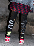 ブラックブロンド(BLACKBLOND) BBD Brutal Graffiti Jogger Pants (Black)