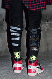 ブラックブロンド(BLACKBLOND) BBD Brutal Graffiti Jogger Pants (Black)