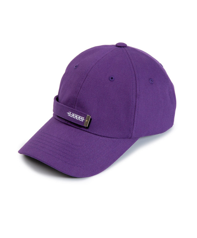 ブラックブロンド(BLACKBLOND) BBD Patch Long Strap Cap (Purple)