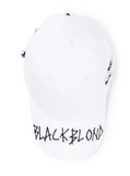 ブラックブロンド(BLACKBLOND) BBD Side Patch Graffiti Logo Cap (White)