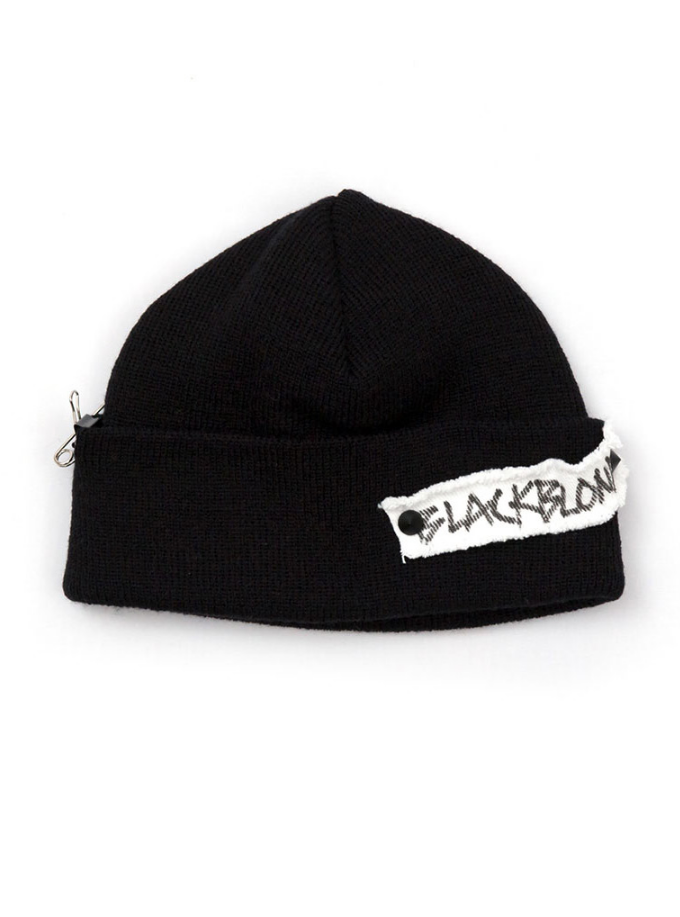 ブラックブロンド(BLACKBLOND) BBD Side Patch Short Beanie (Black)