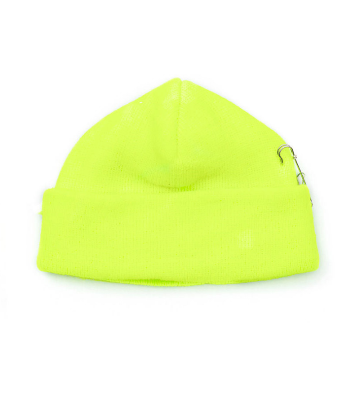 ブラックブロンド(BLACKBLOND) BBD Side Patch Short Beanie (Neon)
