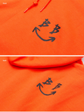 ブラックブロンド(BLACKBLOND) BBD Smile Logo Hoodie (Orange)