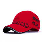 ブラックブロンド(BLACKBLOND) BBD Beyond Graffiti Logo Double Visor Cap (Red)