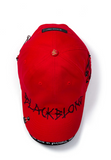 ブラックブロンド(BLACKBLOND) BBD Beyond Graffiti Logo Double Visor Cap (Red)