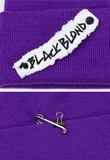 ブラックブロンド(BLACKBLOND) BBD Side Patch Long Beanie (Purple)