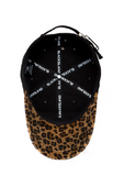 ブラックブロンド(BLACKBLOND) BBD Calf Leopard Ghost Graffiti Cap (Black/Brown)