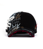 ブラックブロンド(BLACKBLOND) BBD Calf Leopard Phantom Graffiti Cap (Black/Red)