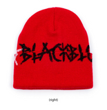ブラックブロンド(BLACKBLOND) BBD Graffiti Logo Patch Beanie (Red)