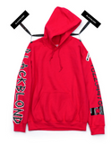 ブラックブロンド(BLACKBLOND) BBD Graffiti Number Hoodie (レッド)