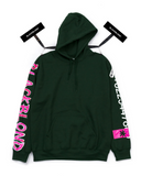 ブラックブロンド(BLACKBLOND) BBD Graffiti Number Hoodie (グリーン)