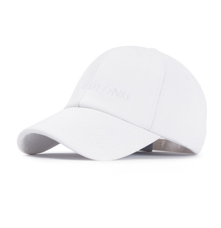 ブラックブロンド(BLACKBLOND) BBD Solid Oxford Classic Logo Cap (ホワイト)