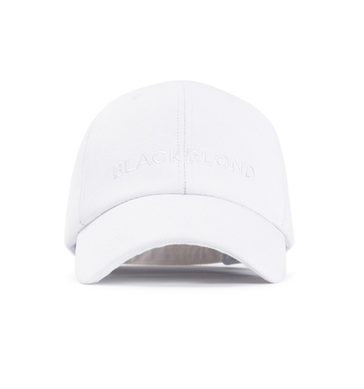 ブラックブロンド(BLACKBLOND) BBD Solid Oxford Classic Logo Cap (ホワイト)