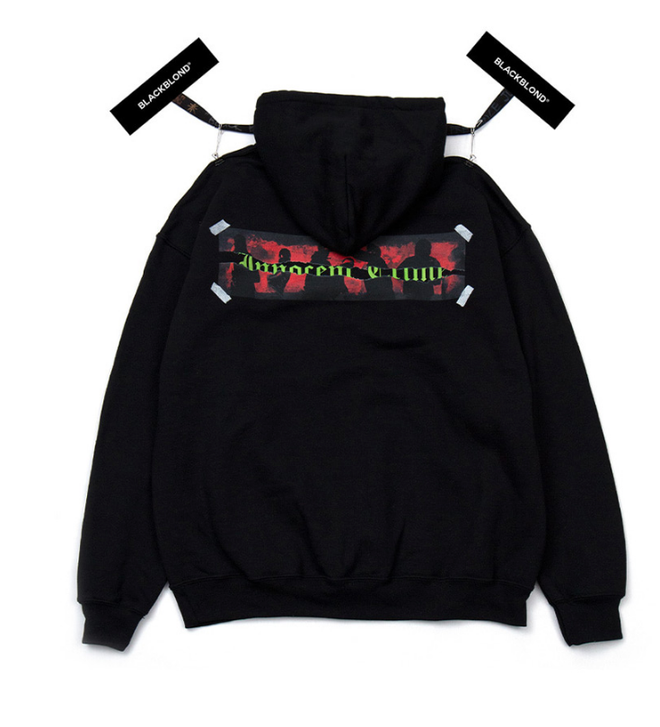 ブラックブロンド(BLACKBLOND) BBD Innocent Crime Hoodie (ブラック)
