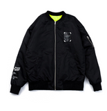 ブラックブロンド(BLACKBLOND) BBD Reversible Oversize MA1 Jacket (ブラック/ネオン)