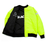 ブラックブロンド(BLACKBLOND) BBD Reversible Oversize MA1 Jacket (ブラック/ネオン)