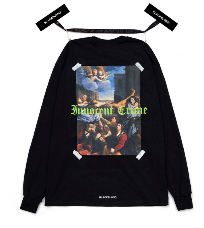 ブラックブロンド(BLACKBLOND) BBD Innocent Crime Long Sleeve Tee (Black)