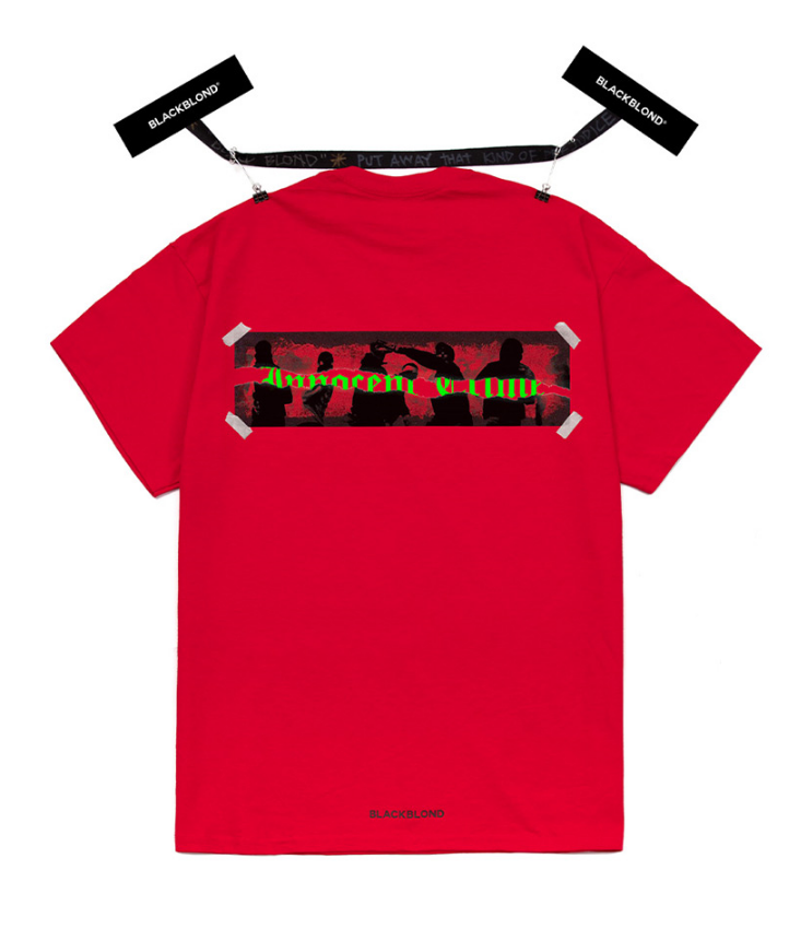 ブラックブロンド(BLACKBLOND) BBD Innocent Crime Short Sleeve Tee (Red)