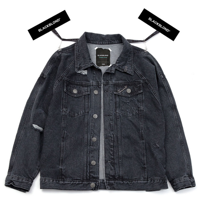 ブラックブロンド(BLACKBLOND) BBD The Last Blood Denim Jacket (charcoal)