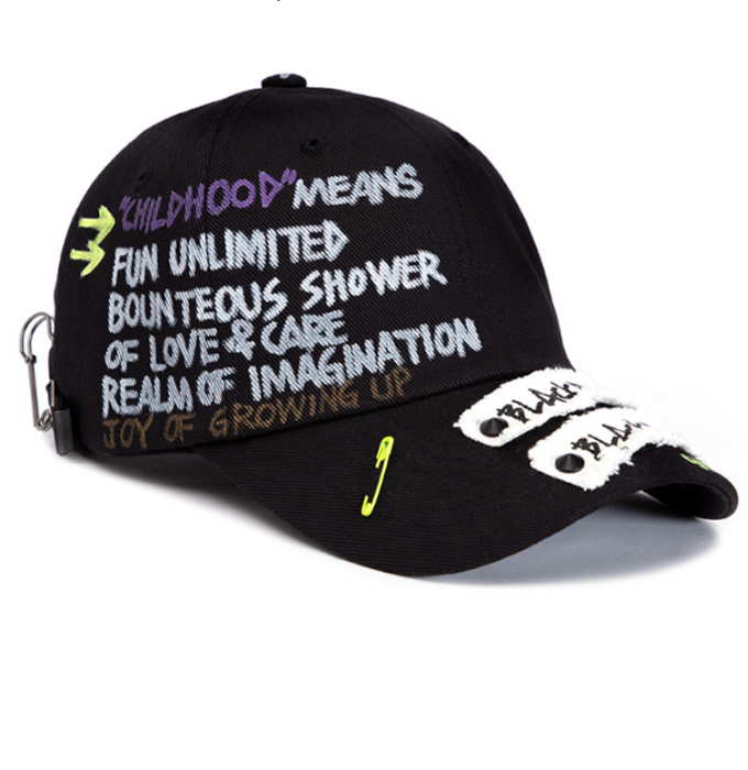 ブラックブロンド(BLACKBLOND) BBD Side Logo Childhood Cap (BLACK)