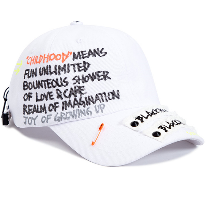 ブラックブロンド(BLACKBLOND) BBD Side Logo Childhood Cap (White)