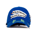 ブラックブロンド(BLACKBLOND) BBD Big Smile Patch Logo Cap (Blue)