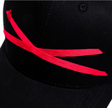 ドルム (DoLM) X logo ball cap Black/Red