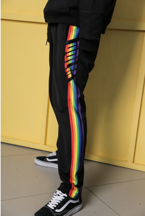 ドルム (DoLM) Rainbow training pants Black
