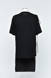 イーエスシースタジオ(ESC STUDIO) Strap T-shirt (Black)