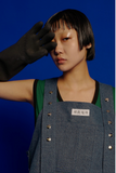 イーエスシースタジオ(ESC STUDIO) Button denim vest (blue)