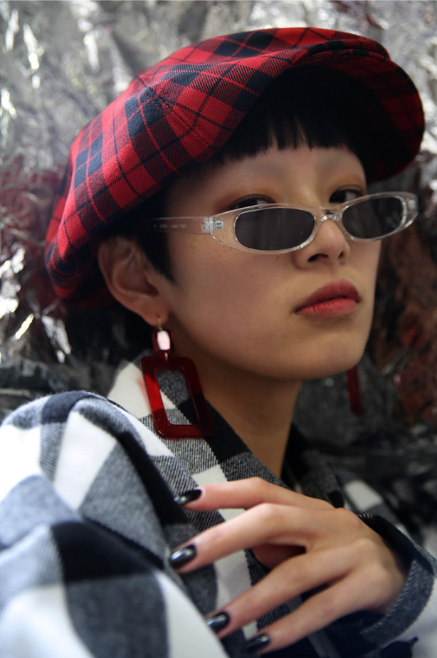 イーエスシースタジオ(ESC STUDIO) Hunting cap(check)